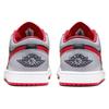 Air Jordan 1 Low Cement Fire Red Herren Sneakers Grau Schwarz Zement-Grau 553558060