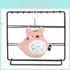 Mini Totoro Plush Toy Soft And Cute Cat Stuffed Animal Keychain Bag Charm**