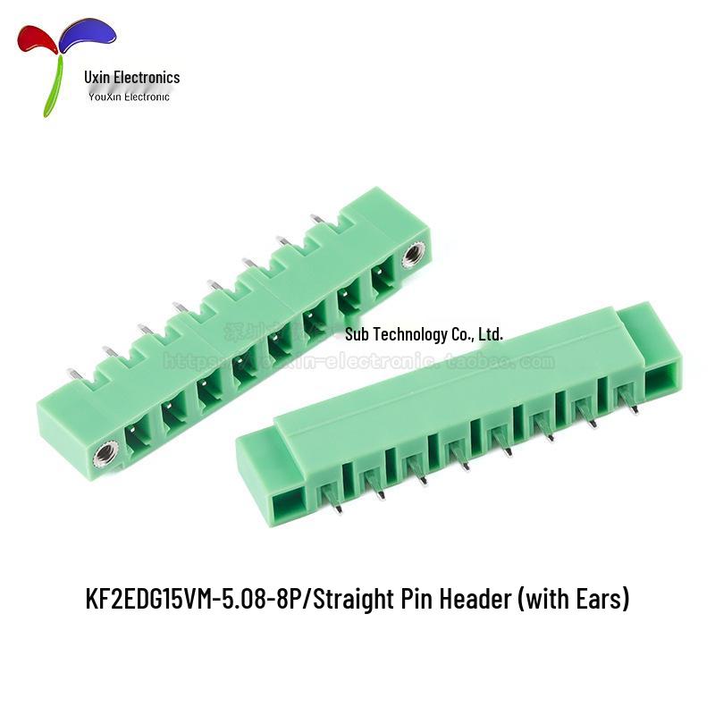 KF2EDG15VM Serie Gerader Stift-Buchsenklemmenblock, 5,08 mm Raster, 2/3/4/5/6/8P Stecker