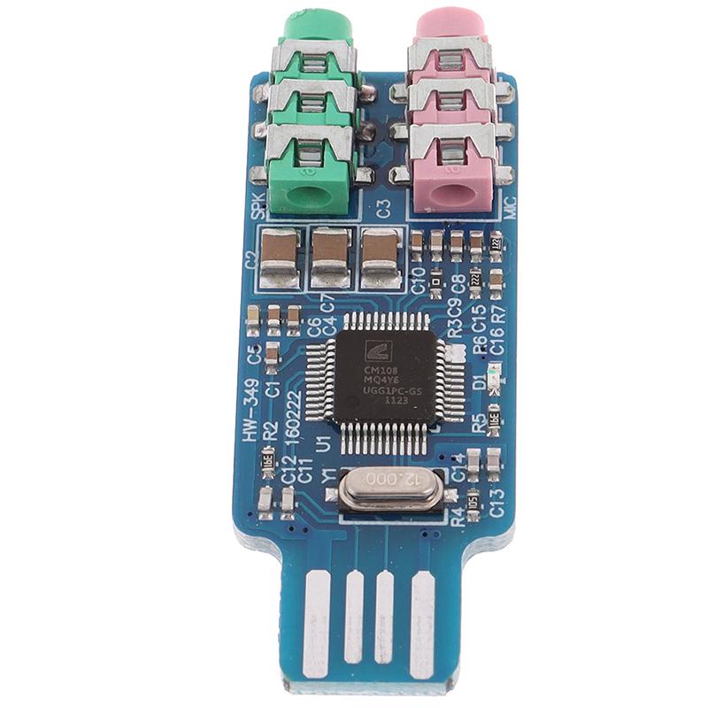 Cm108 Usb Drive Free Usb Sound Card Laptop Computer External Sound Card Module
