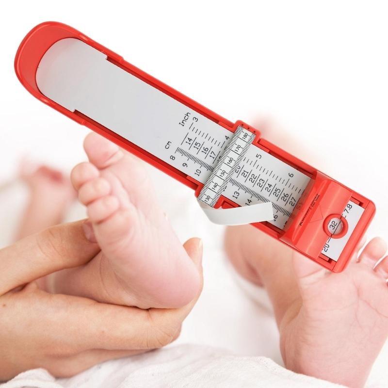 Safe Plastic Kids Foot Gauge 20CM Length for Measuring Foot Width and Size Home Foot Measuring Device