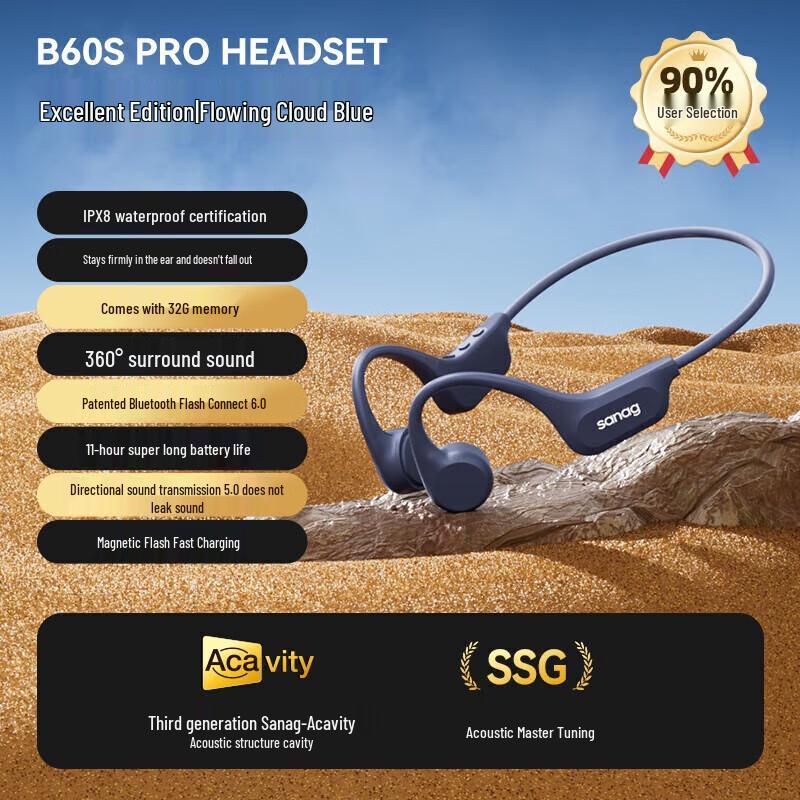 

Sena B60S Pro 32GB Waterproof In-Ear Sports Earphones