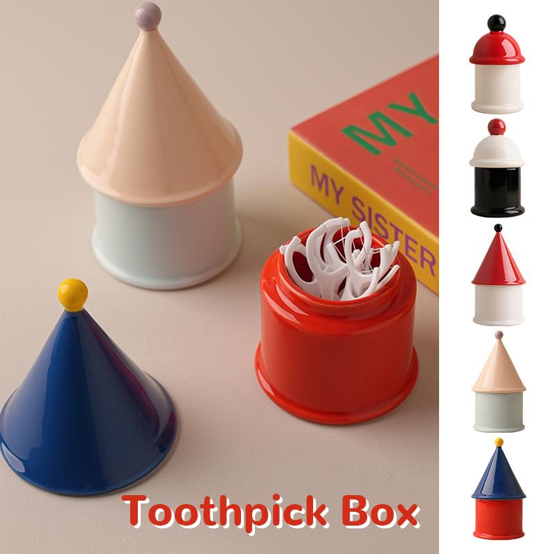 Modern Ceramic Dopamine Toothpick Holder - Creative Home Decor Box for Joyful Spaces & Mini Accessories
