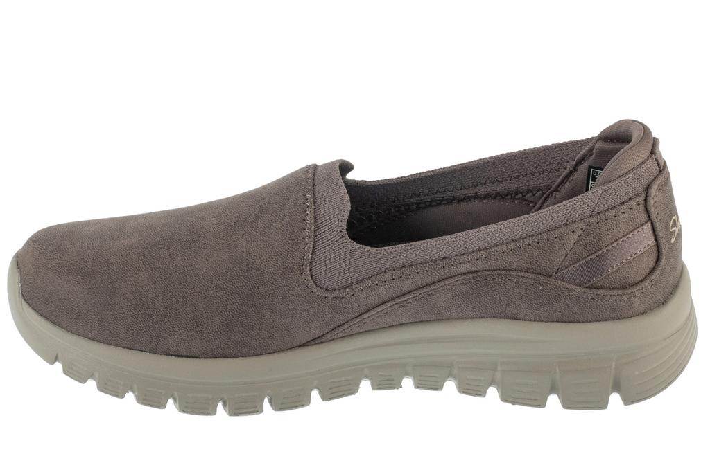 Skechers Eleganckie - Nachylone, Szare Trampki Damskie