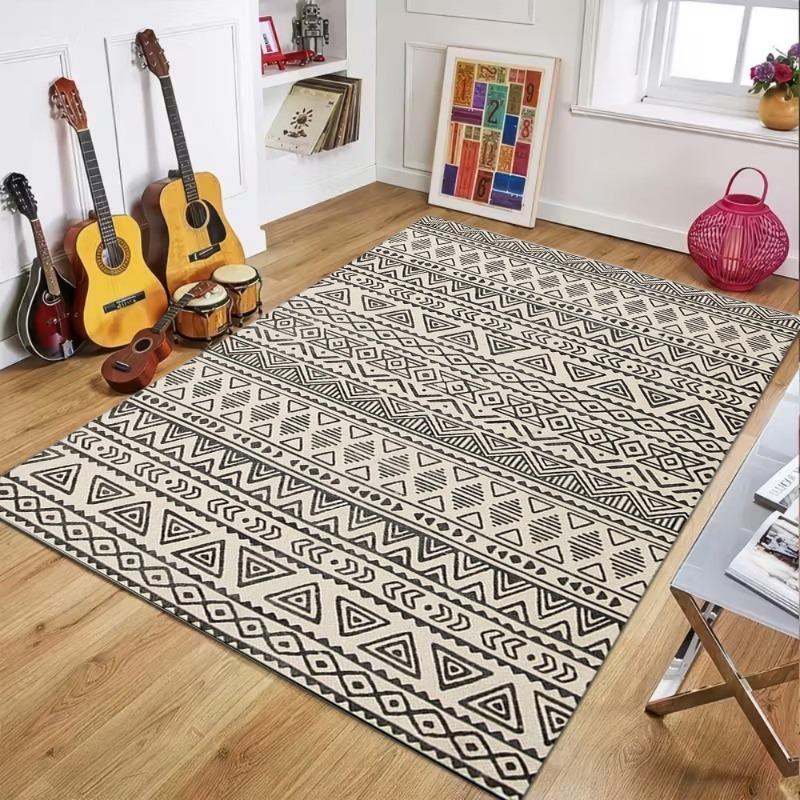 Outdoor Rugs Reversible Outdoor Plastic Straw Rugs Boho PatioIndoor Carpets RV Mat for Family Camp Picnic Bedroom Area Rug