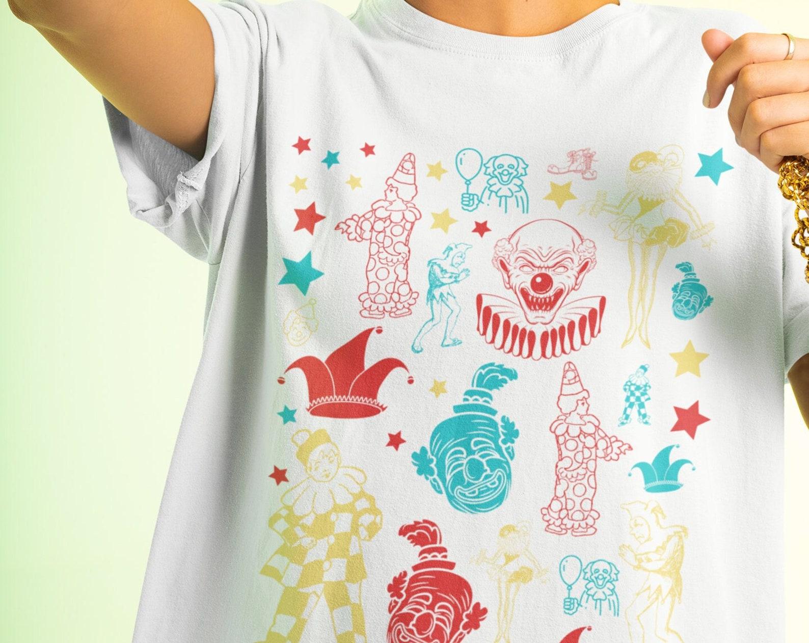 Clowncore Tshirt,Clowncore Clothing,Egirl Clothing,Clowncore Aesthetic,Kidcore Clothing,Weirdcore,Clown Shirt,Dreamcore Aesthetic,Grunge 3XL