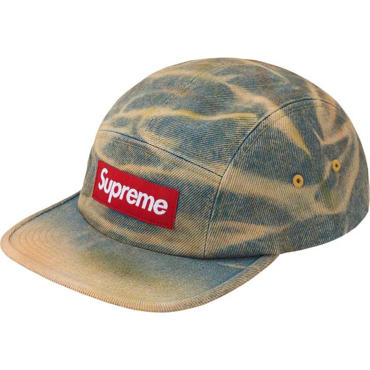 Supreme Denim Camp Cap Dirty Indigo One-Size