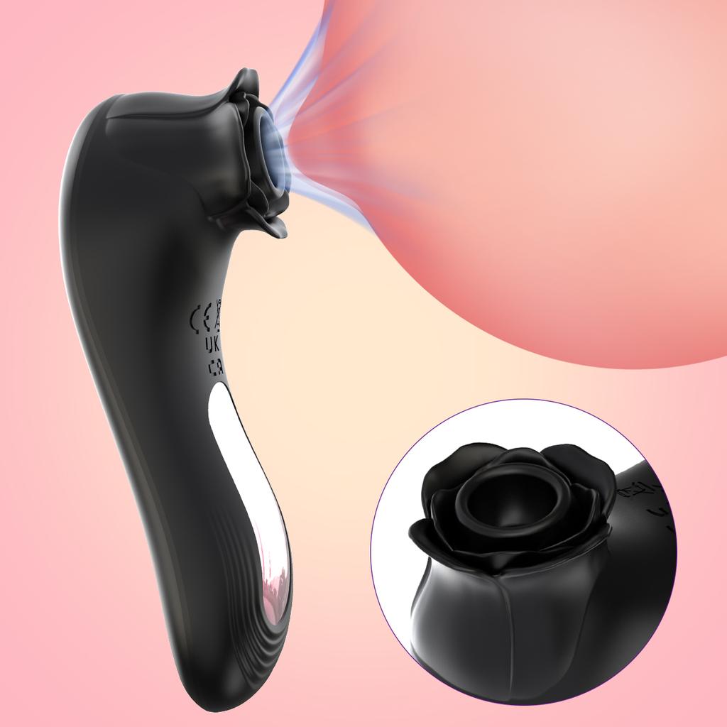 Clitoris Sucker Rose Sucking Vibrator Adult Women Sex Toy Nipple Suction Clitoral Stimulator Female Masturbation SexySex Product