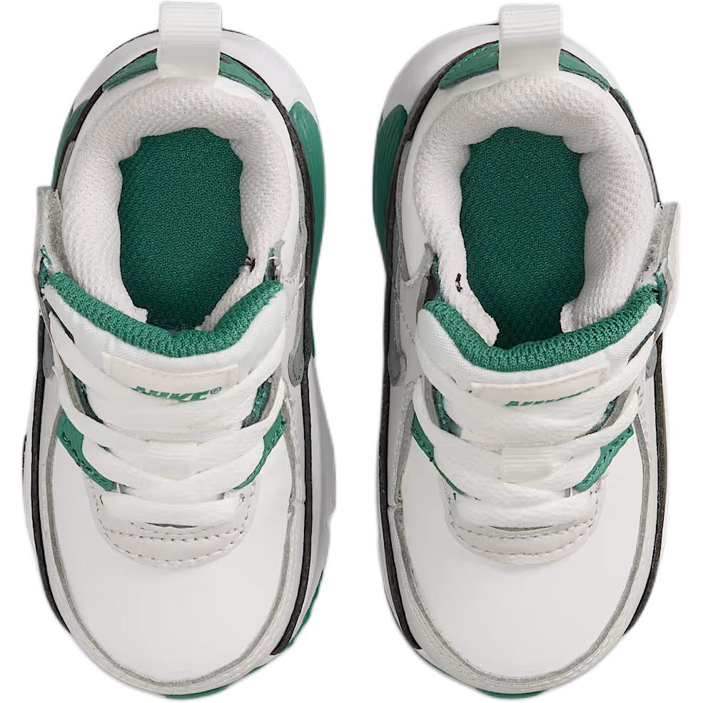 Nike Air Max 90 Mode Bequem Stoßdämpfung Langlebig Niedrig geschnitten Laufschuhe Baby Sneaker Weiß Grün IH1418-300