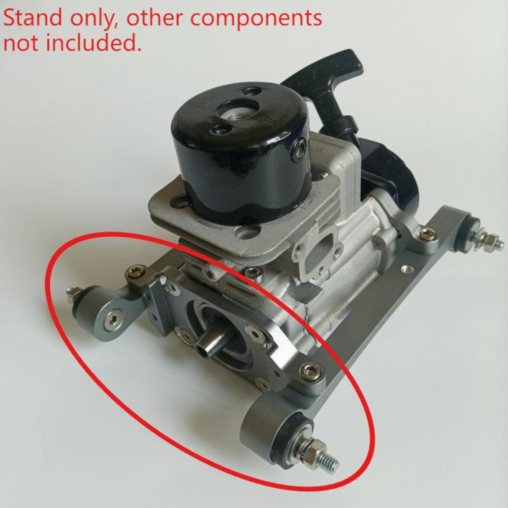 26 29 30 32cc Engine Bracket Aluminum Alloy Boat Model Engine V-boat O-boat Mount Side Exhaust Engine Accessory Bracket.