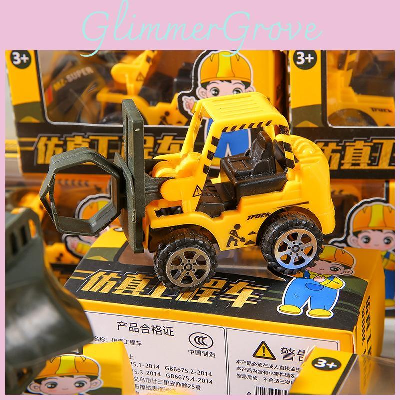 Simulation Mini Inertia Engineering Vehicle Children Toy For Preschool Kids Gift