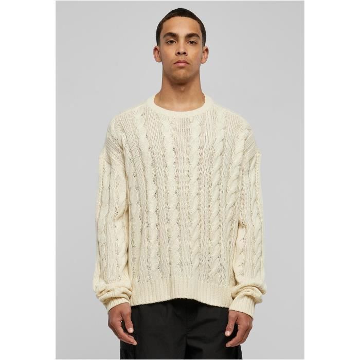 Pull - Urban Classics - Boxy - Acrylique - Col classique - Oversize