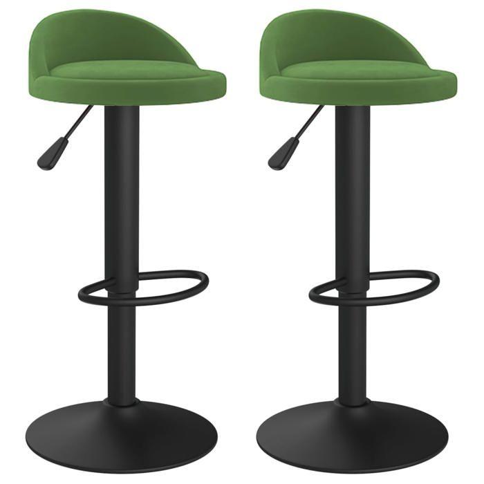 VidaXL Lot de 2 Tabourets de Bar, Chaise de Pub, Siège de Bistrot, Meuble de Salle à Manger Cuisine Salon Maison Intérieur, 333604