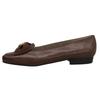 Makellose Salvatore Ferragamo Pumps Vara-Schleife Braunes Leder Damen Gebraucht