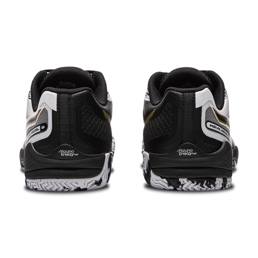 Mizuno Wave Medal 8 Comfortable Fit Low Top Table Tennis Shoes Unisex Sneaker White Black 81GA258212