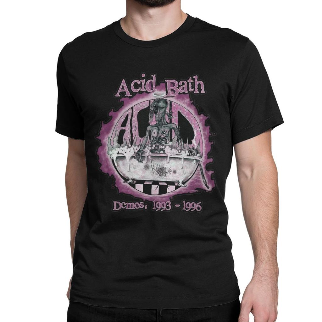 Lustiges The Acid Bath T-Shirt für Herren Rundhals Baumwoll-T-Shirts Kurzarm-Tees Geschenkidee Kleidung