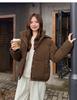 Women’s Short Windproof Thicken Warm Winter Jacket With Detachable Hood 5 Colors