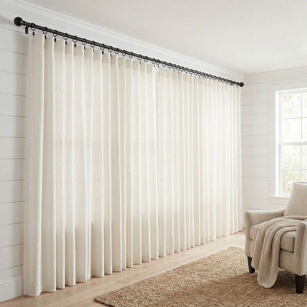 Metal Curtain Rings Heavy Duty Roman Circles Decorative Hanger Pins Metal Curtain Clips Home