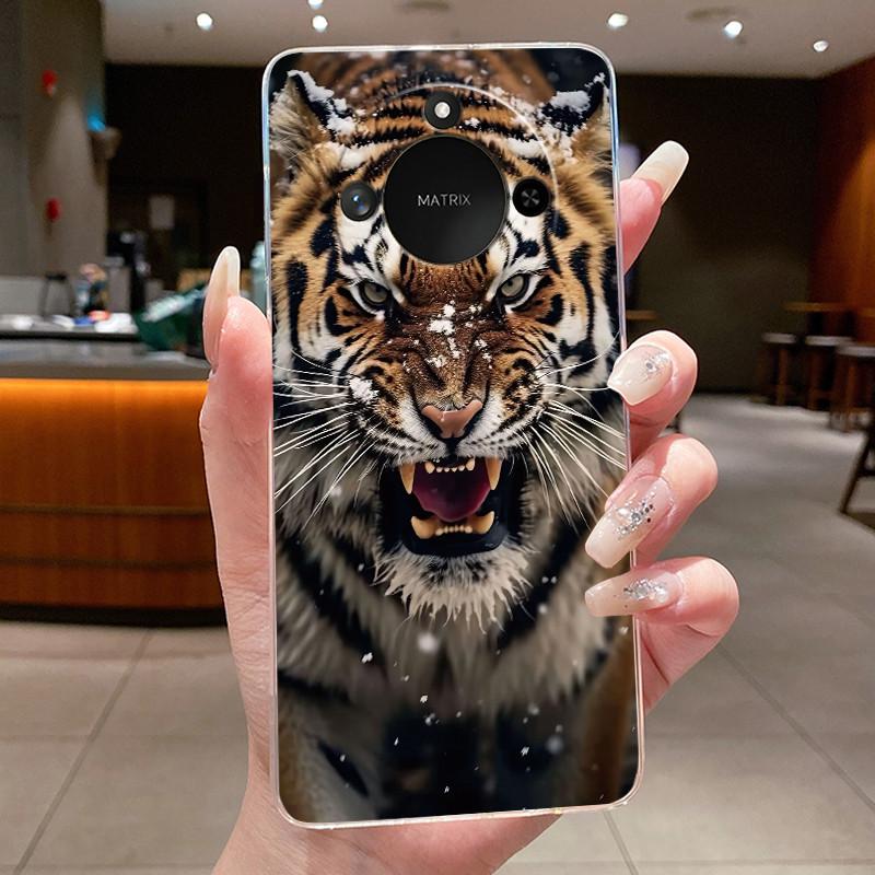 Casing For Honor X9c Smart 5G Luxury Dragon Cute Cool Boys Girls Phone Case Back Cover Honor X9cSmart Transparent Soft TPU Shell