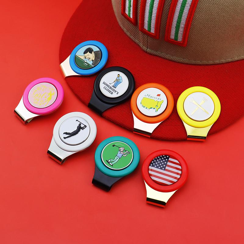 Golf Cap Clips Hat Clip Alloy Gift Jewelry Badges Trendy Golf Accessories Caps Clips Marker Gifts For Boys