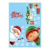 Christmas Electrostatic Stickers: Snowman, Snowflake, Bells - Window & Wall Decorations