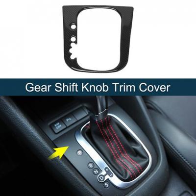 Gear Shift Knob Cover Decal Sticker for VW Golf 6 08-13 Black