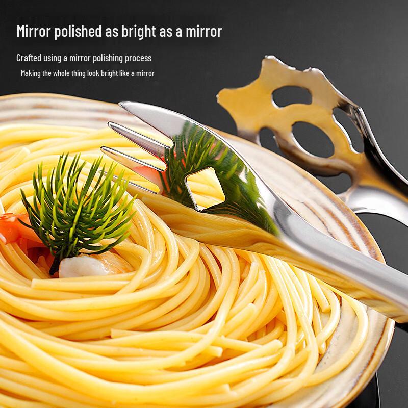 304 Stainless Steel Golden Claw Food Tongs