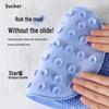 Free Shipping: Silicone Foot Scrubbing Pad & Back Scrubber - Lazy Person's Exfoliating Massage Towel for Bathing