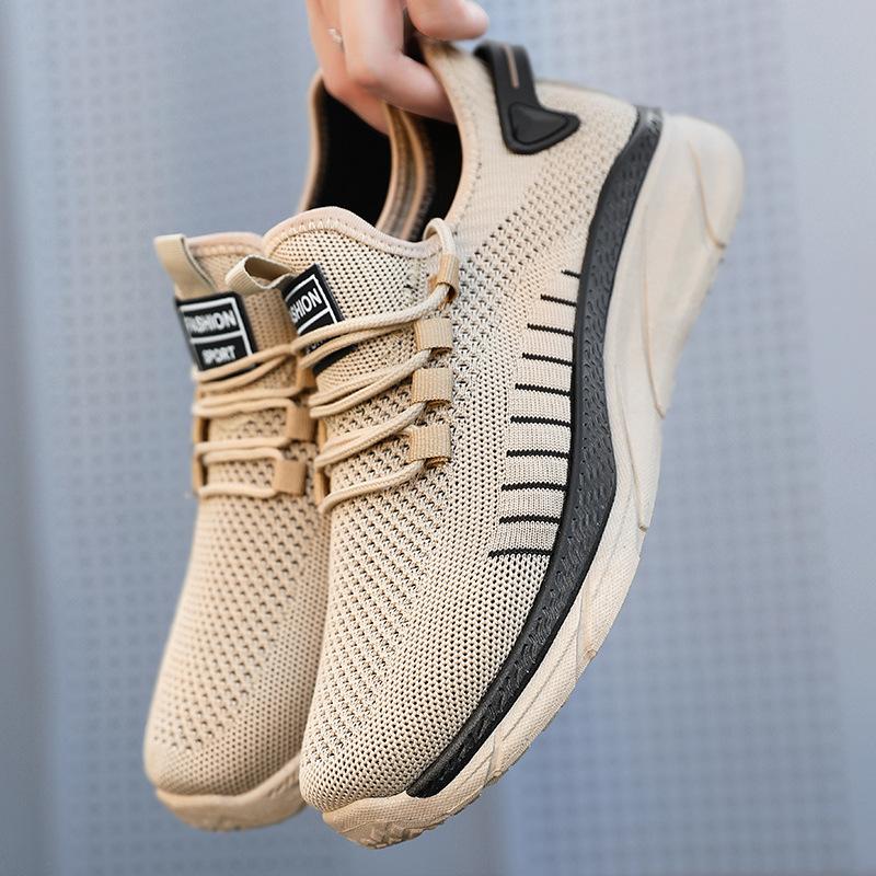 Pánské boty léto nové boty pánské sportovní boty síťované prodyšné měkká podrážka běžecké volnočasové běžecké boty