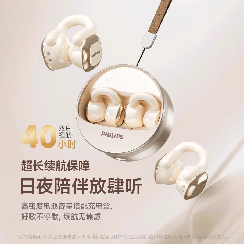 

Philips TAQ4220 Open-Ear Clip Bluetooth Sports Headphones