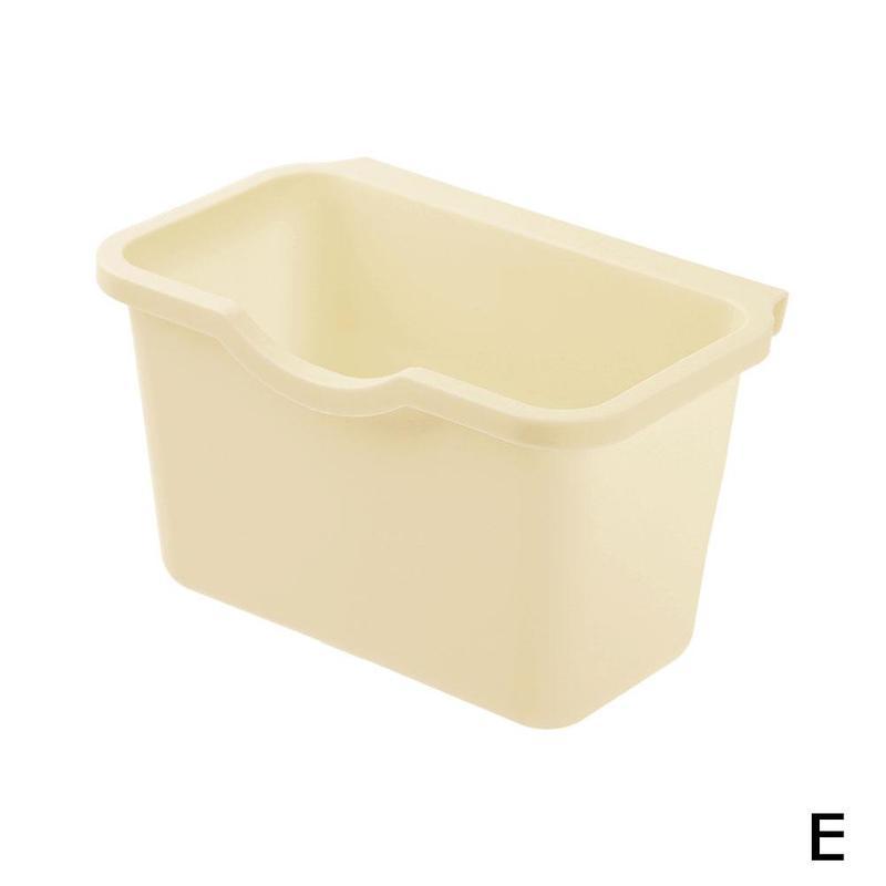 Kitchen Cabinet Door Hanging Trash Garbage Bin Can Rubbish Container Mini Waste Bins Household Rubbish Cleaning Tool Dustbin