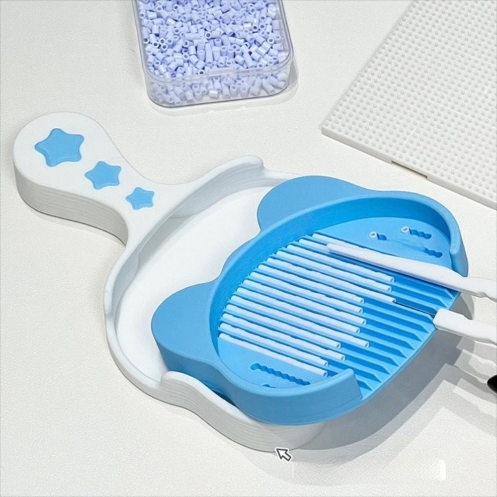 2.6MM Fuse Beads Aligner Tray Plastic Efficient Beads Picking Tray Handheld Cat Shape Bead Sorting Tray Pixel Art