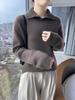 Women's Pure Wool Cashmere High Neck Pullover - Autumn/Winter Warm Long Sleeve Sweater