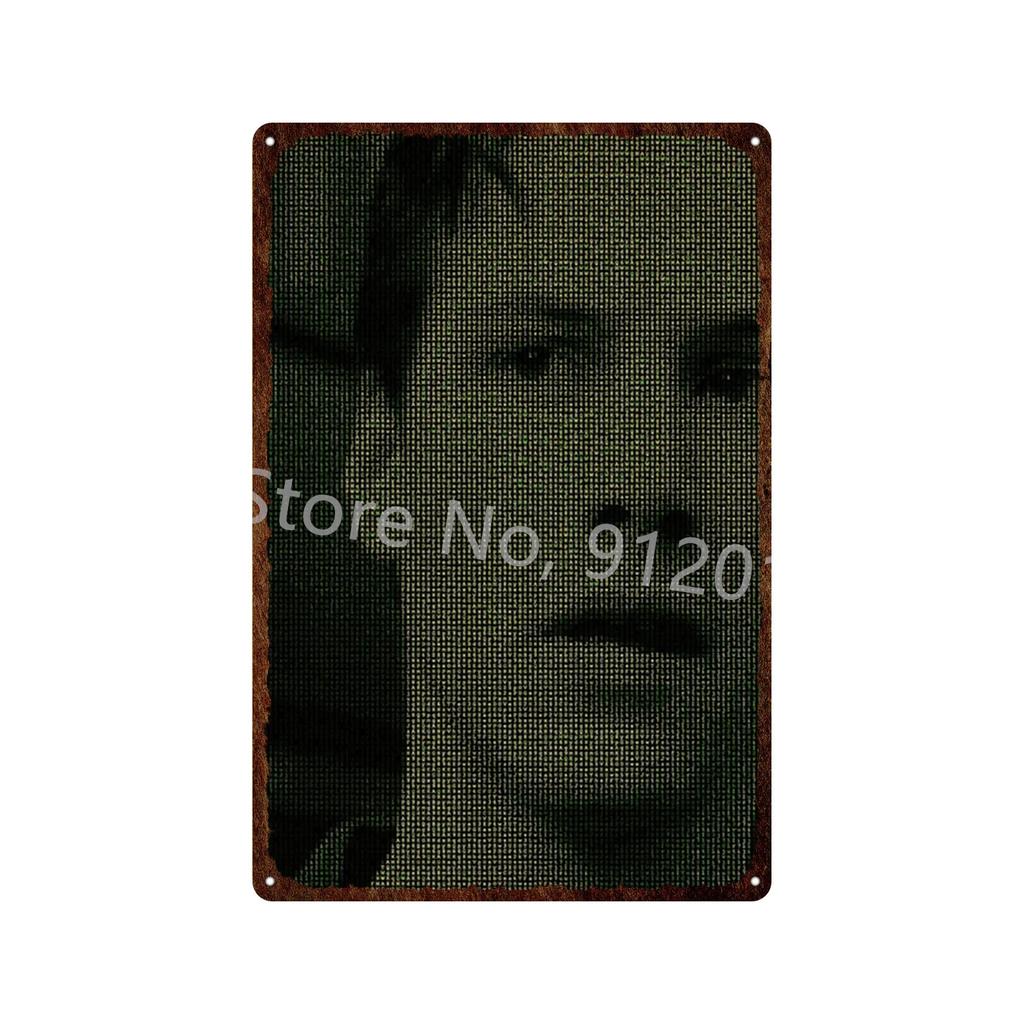 Vintage The Matrix Metal Tin Sign Poster  Classic Movie Wall Plaque for Bar Pub Club Man Cave Home Decor  Retro Iron Painting