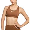 Swoosh Kyoka Comfortable Supportive Breathable Quick-Dry Sports Bra Women Underwear Light-British-Brown White DX6822281