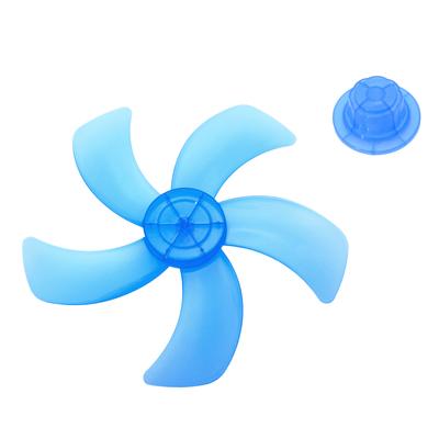 5 Blätter leiser Lüfterflügel mit Mutter, Ersatzteile für Haushalts-Standventilator, Tischventilator, universelles Zubehör