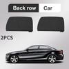 Universal Anti Mosquito Privacy Window Shade UV Protection Mesh Car Side Sun Visor Used For Auto Care