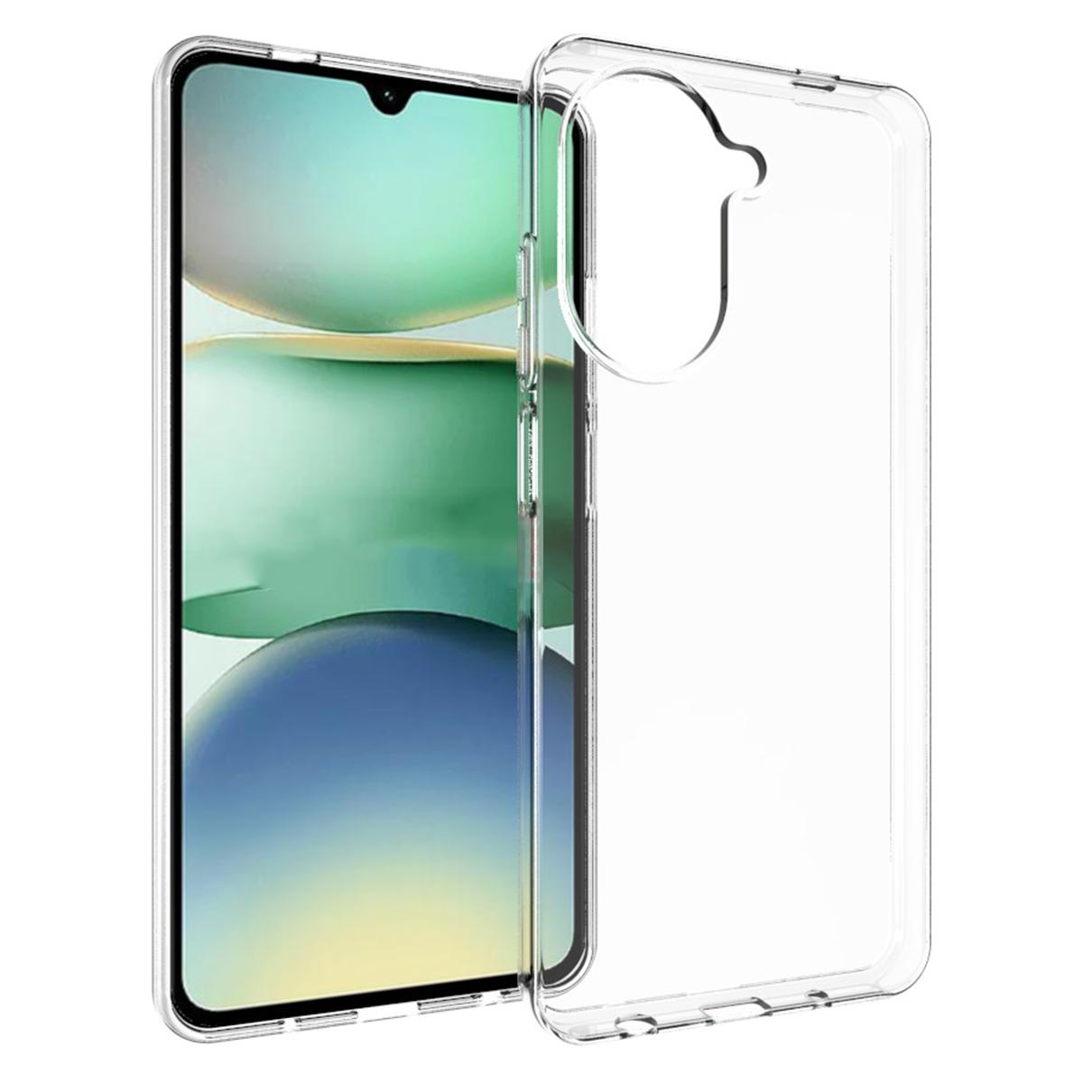 

Для Xiaomi Redmi A5 NFC (173.45мм) Чохол Стійкий до водяних знаків ТПУ Прозора Задня кришка для телефону As Shown A