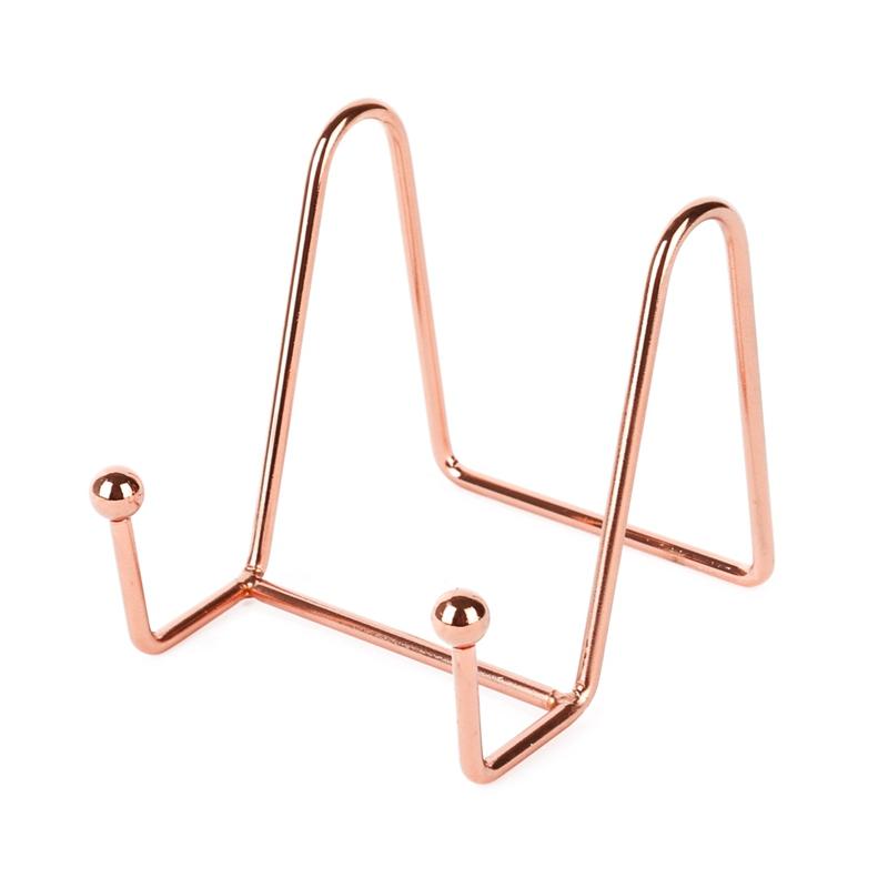 Suporte de metal para livros, multifuncional, requintado, estante de leitura, suporte para livros de documentos, suporte para leitura, suporte simples para exibição de arte