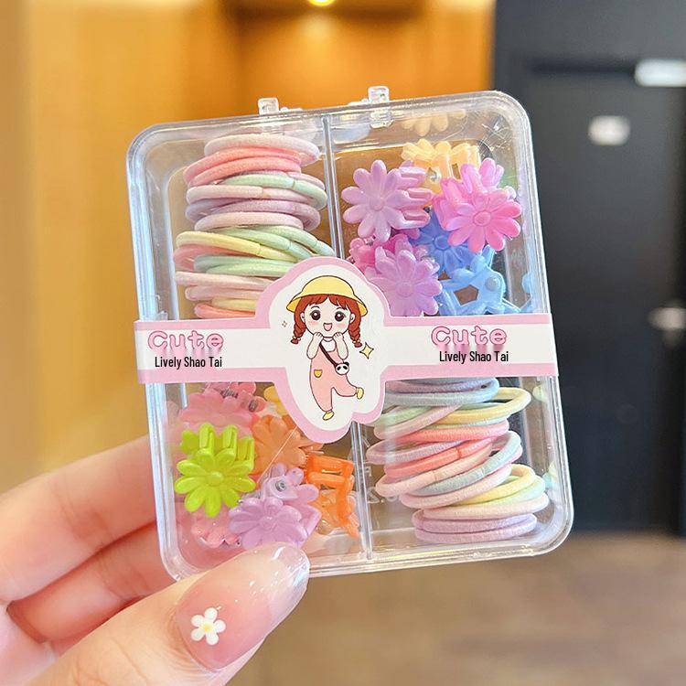 Children's Non-Damage Hair Ties - Rubber Bands & Rings for Girls' and Babies' Hair