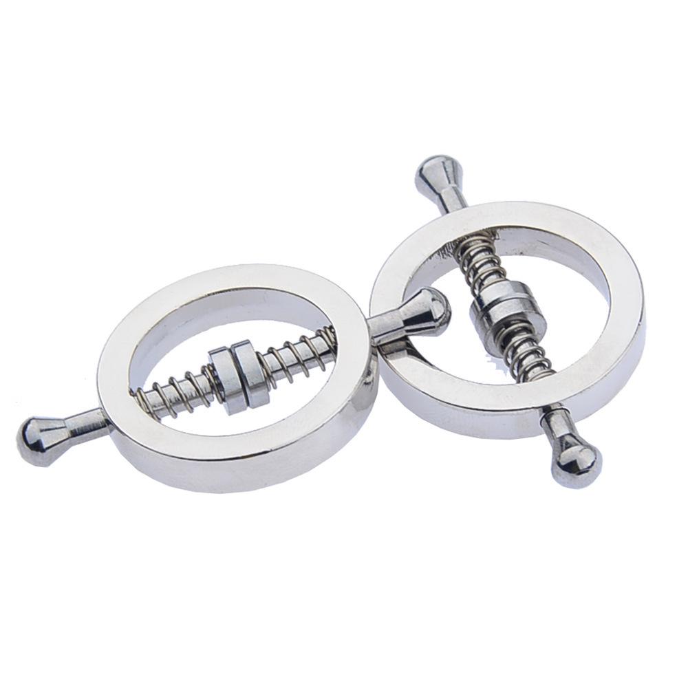 Adult SM Nipple Clamps - Metal Erotic Toys for Couples