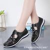 Genuine Leather Women's Sandals 2024 Summer Handmade Ladies Shoe Leather Sandals Women Flats Beach shoes Retro Mother Shoes