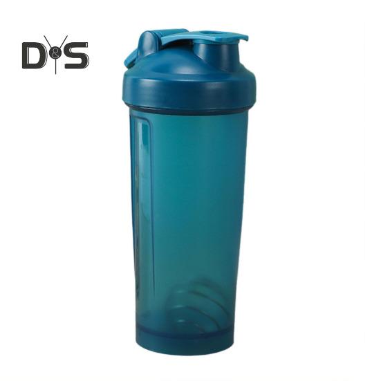 Protein Shaker with Blender Ball 600ml Portable Wide Mouth Shaker Cup for Easy Mixing Whey Protein Shaker Bottle for Shakes Supplements