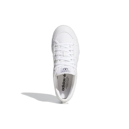 Adidas Nizza Platform Triple White Women Sneakers  FV5322