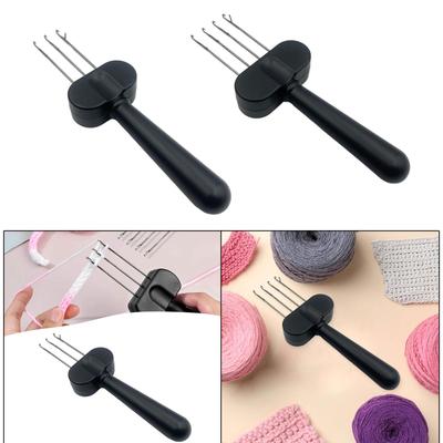 Cord Knitting Tool DIY Yarn Weaving Crochet Hook Set Knitting Accessories for Creative Crafting