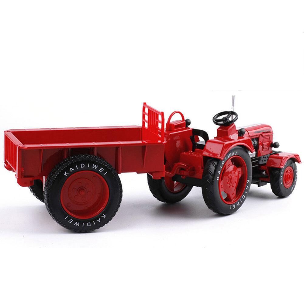 1/18 Scale Alloy Farm Retro Tractor Toy, Clear Structure Safe Alloy Engineering Vehicles Toy for Kid's Toy for Collection