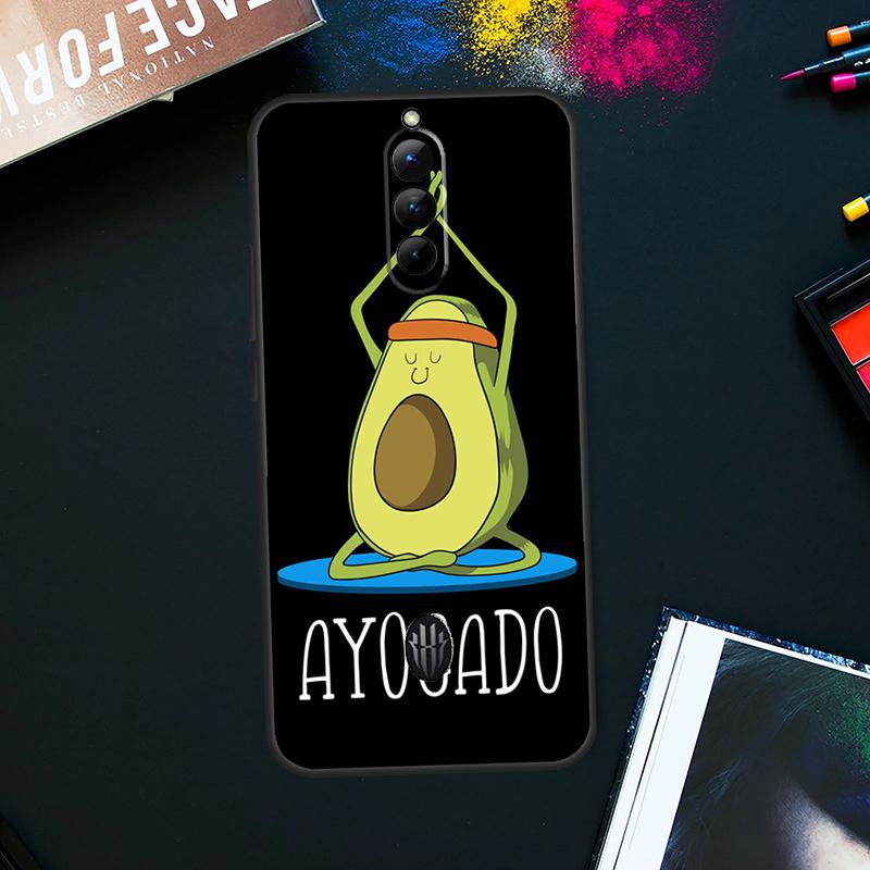 Funny Cartoon Avocado Case For ZTE Nubia Red Magic 9 8 8S Pro Plus RedMagic 6 7 Pro 6S 7S Pro 5S 6R 5G Back Cover