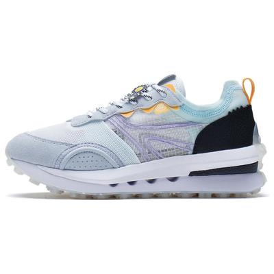 Li Ning Fangyuan V2 Shock Absorbing Non-Slip Durable Low-Top Sports Casual Shoes Women Sneaker White Blue Black AGCS026-1