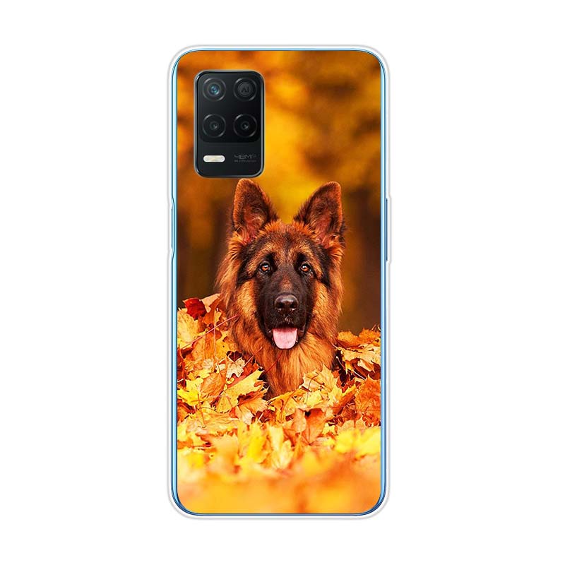 German Shepherds Dogs For Realme 8 8i V3 V5 GT Neo Flash Edition Explorer Master Neo2 Narzo 30 50i 50A C21Y Phone Case