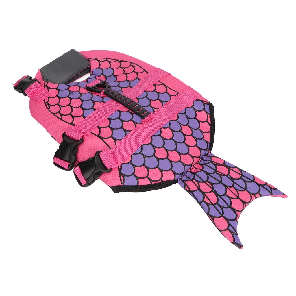 Dog Life Jacket Safety Adjustable Protective Pet Floatation Life Vest with Handle for Swimming and